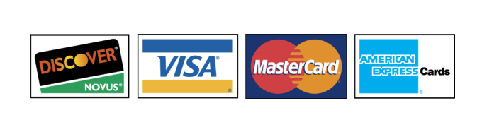 Accepted Credit Cards